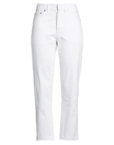 Dior Woman Jeans White Size 4 Cotton
