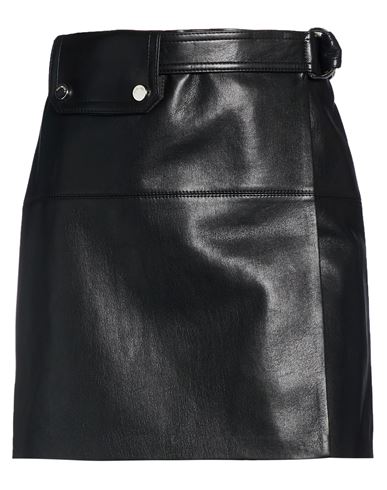 Nanushka Woman Mini Skirt Black Size Xxs Polyurethane