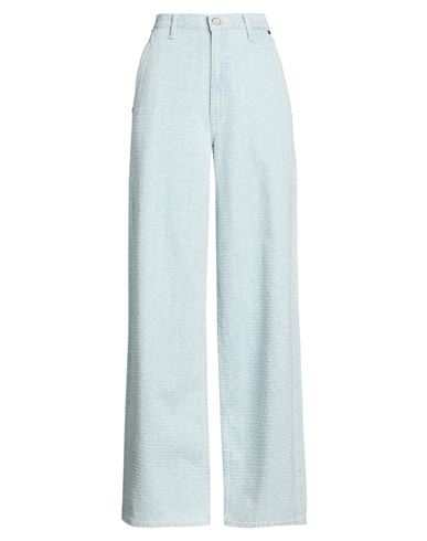 Rag & Bone Woman Pants Sky Blue Size 30 Cotton