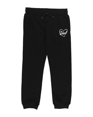 Diesel Babies'  Toddler Girl Pants Black Size 6 Cotton, Polyester, Elastane