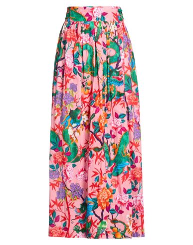 Connor & Blake Woman Maxi Skirt Pink Size Xl Cotton