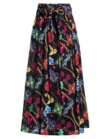 Connor & Blake Woman Maxi Skirt Black Size L Cotton