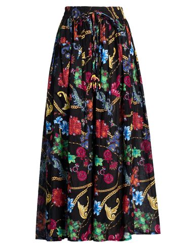 Connor & Blake Woman Maxi Skirt Black Size L Cotton