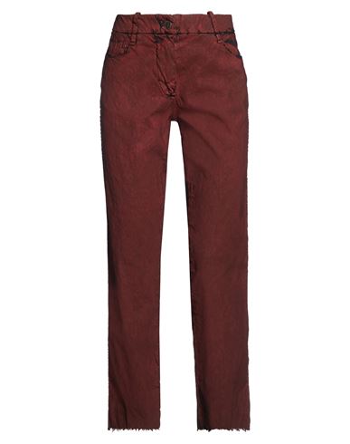 Pantalones Mujer Burdeos 34,36,38 Mujer