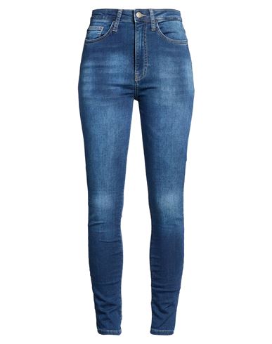 Fred Mello Woman Jeans Blue Size 32 Cotton, Elastane