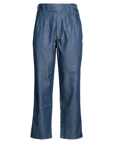 Maison Kitsuné Woman Jeans Blue Size 8 Cotton, Polyethylene