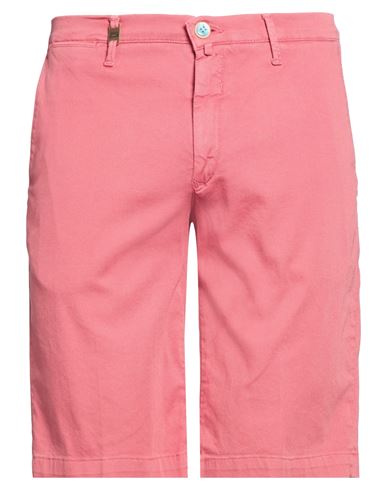 Barbati Man Shorts & Bermuda Shorts Antique Rose Size 38 Cotton, Elastane In Pink