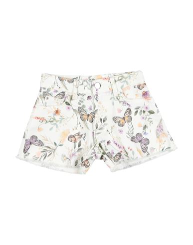 Liu •jo Babies'  Toddler Girl Shorts & Bermuda Shorts White Size 7 Cotton, Elastane In Brown
