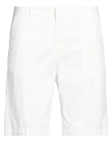 Suns Boards Man Shorts & Bermuda Shorts White Size Xxl Cotton, Elastane