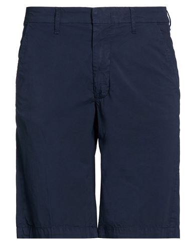 Suns Boards Man Shorts & Bermuda Shorts Navy Size S Cotton, Elastane In Blue