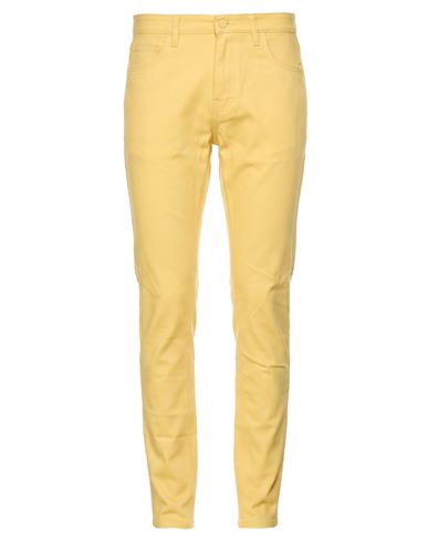 Raf Simons Man Pants Yellow Size 29 Cotton