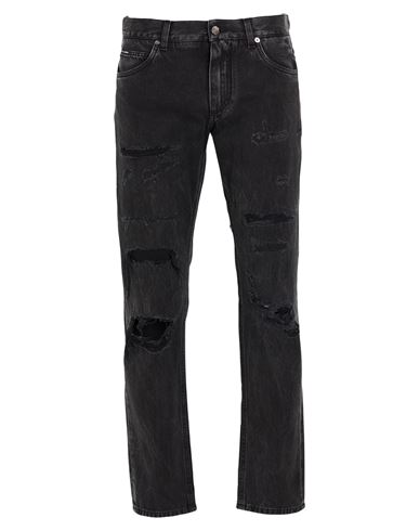 DOLCE&GABBANA Jeanshose Herren Schwarz 48 Herren
