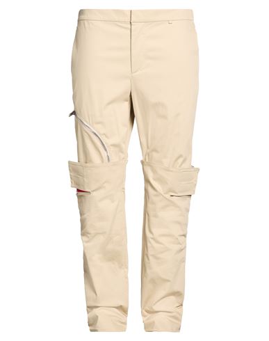 Givenchy Man Pants Sand Size 38 Cotton, Elastane In Neutral