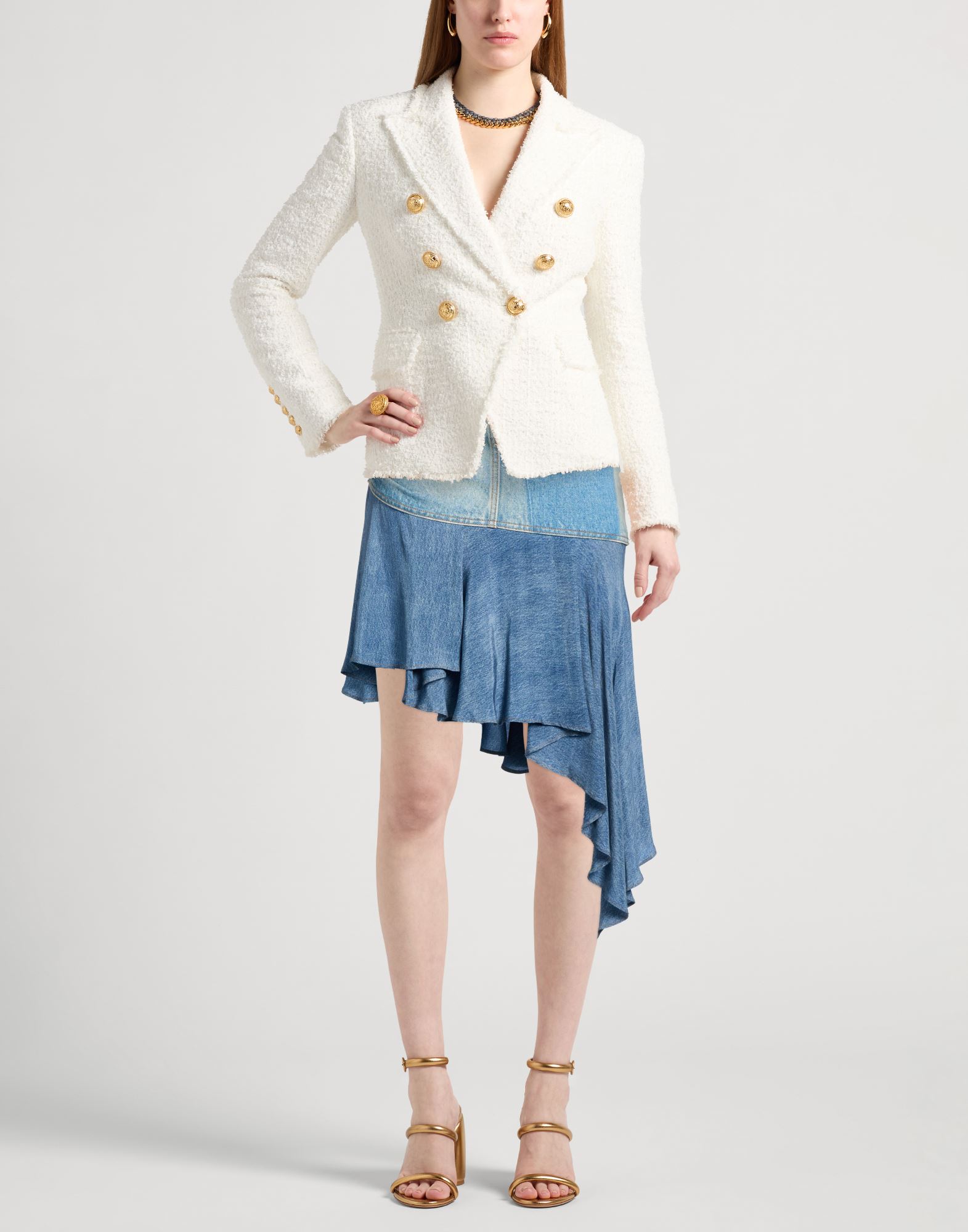  Balmain - Partes De Abajo - Faldas Vaqueras - On Yoox.com 