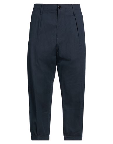 G-star Raw Man Pants Navy Size 33w-30l Cotton, Elastane In Blue
