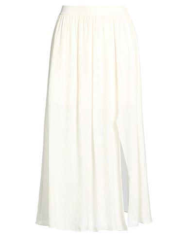 Midi-Rock Damen Elfenbein 34,36,38 Damen