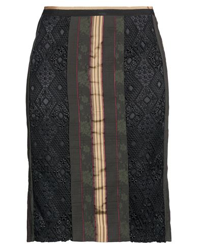 Midi-Rock Damen Dunkelgrün 40 Damen