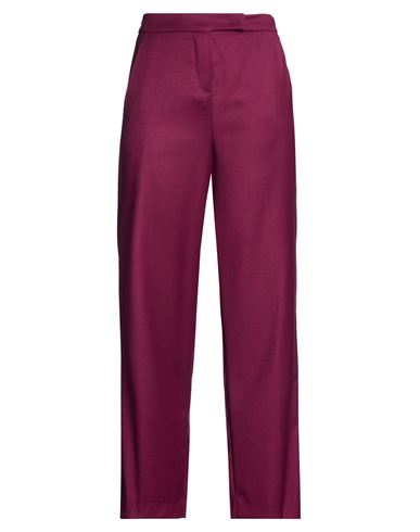 Nora Barth Woman Pants Garnet Size 12 Polyester, Viscose, Wool, Elastane In Purple