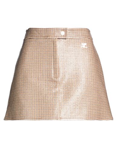 COURRÈGES Minirock Damen Beige 32,34,36 Damen