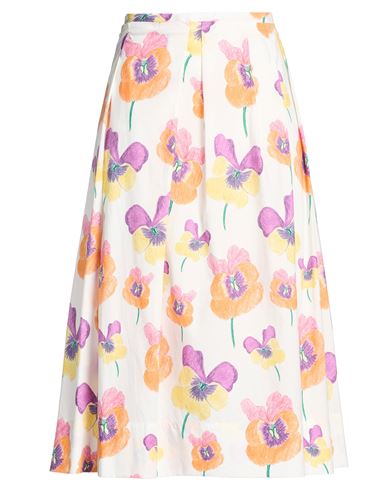 Falda midi Mujer Blanco 38 Mujer