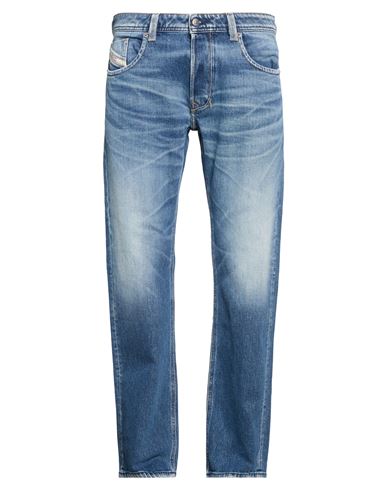 Diesel Man Jeans Blue Size 34w-30l Cotton, Elastane