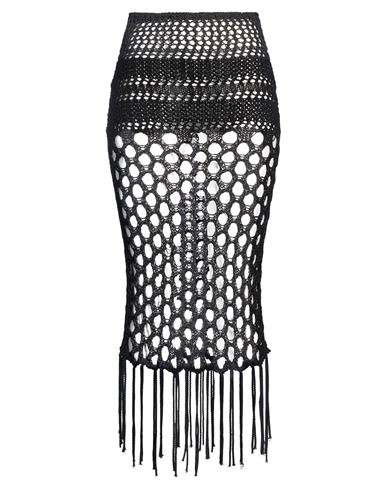Maxi-Rock Damen Schwarz 36 Damen