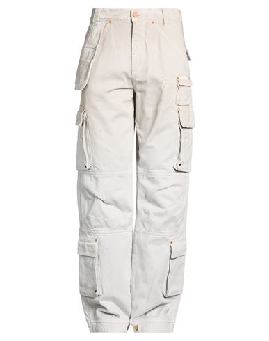 Cultura Man Jeans Beige Size Xl Cotton In White