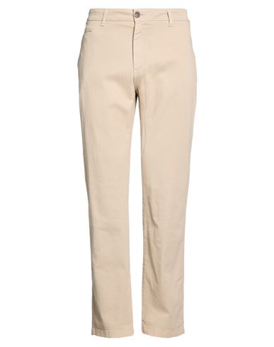 La Martina Man Pants Beige Size 36 Cotton, Elastane