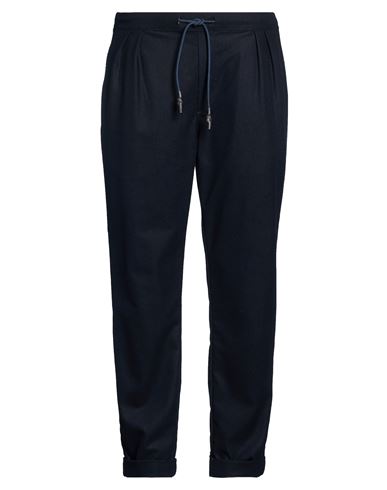 La Martina Man Pants Navy Size S Polyester, Viscose, Elastane