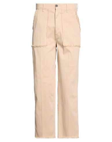 The Editor Man Pants Sand Size 28 Cotton, Elastane In Beige