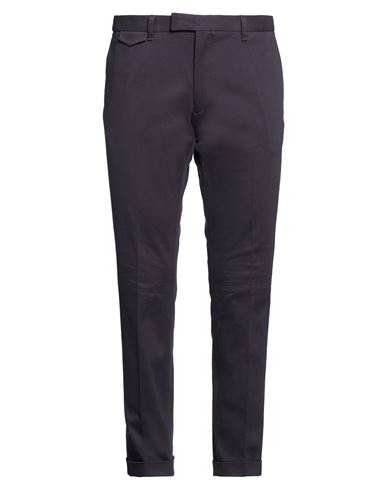 Messagerie Man Pants Midnight Blue Size 38 Cotton, Elastane In Brown