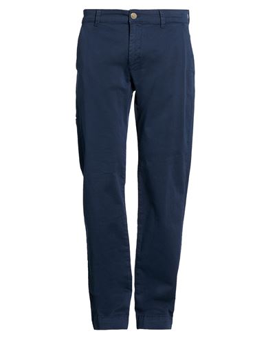 La Martina Man Pants Blue Size 36 Cotton, Elastane