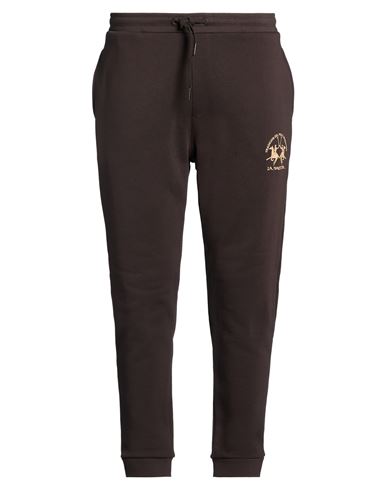La Martina Man Pants Dark Brown Size Xl Cotton