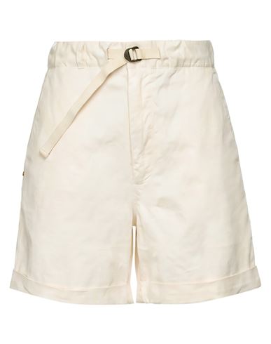 White Sand Woman Shorts & Bermuda Shorts Ivory Size 2 Cotton, Elastane