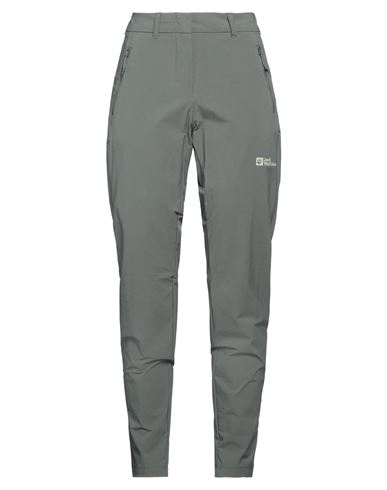Jack Wolfskin Woman Pants Military Green Size 36w-30l Recycled Polyamide, Elastane