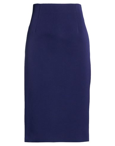 Falda midi Mujer Azul marino 36 Mujer