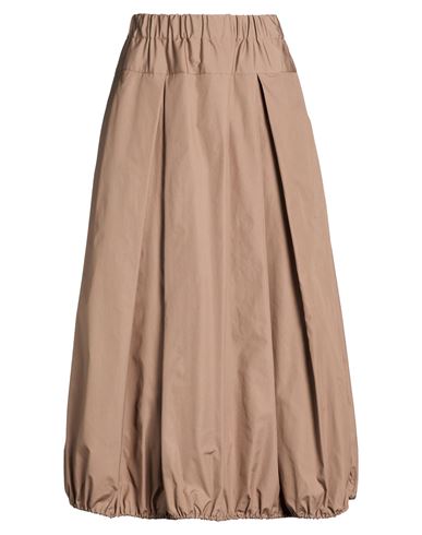 Falda midi Mujer Caqui 38,40,42 Mujer