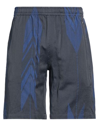 Needles Man Shorts & Bermuda Shorts Navy Size M Cotton, Linen