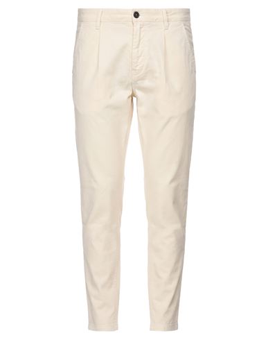 Roy Rogers Roÿ Roger's Man Pants Off White Size 30 Cotton, Elastane In Neutral