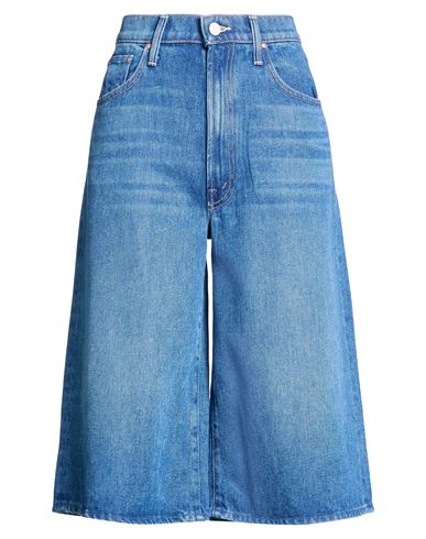 Mother Woman Denim Shorts Blue Size 28 Lyocell, Cotton