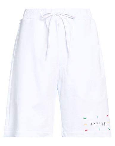 Gaelle Paris Gaëlle Paris Woman Shorts & Bermuda Shorts White Size M Cotton