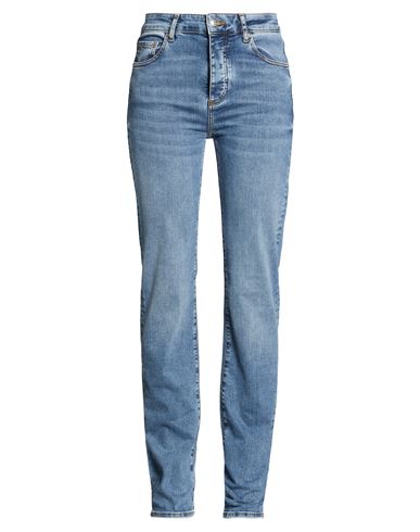 Armani Exchange Woman Jeans Blue Size 29w-32l Cotton, Polyester, Elastane