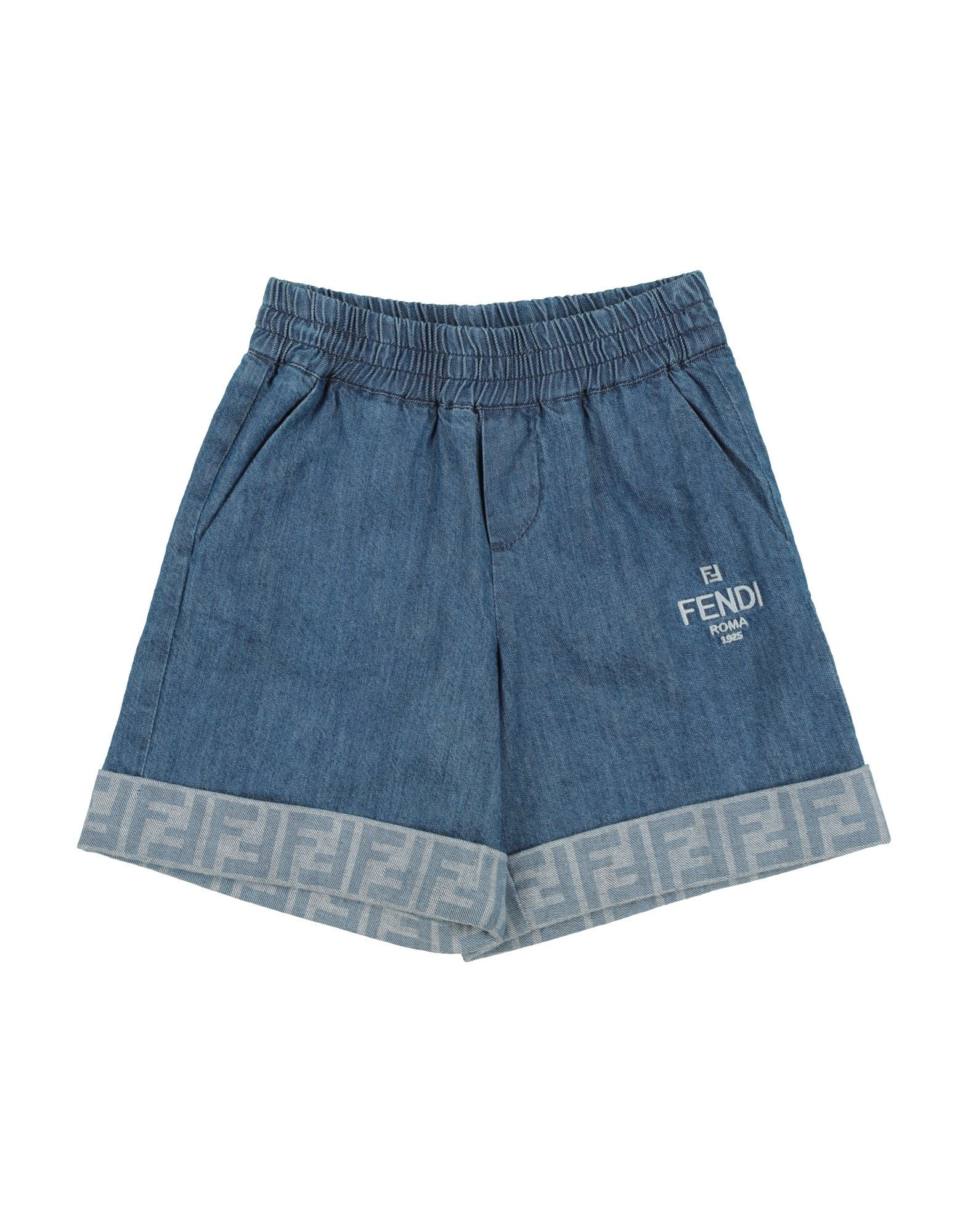 FENDI FENDI BOTTOMWEAR Denim σορτς
