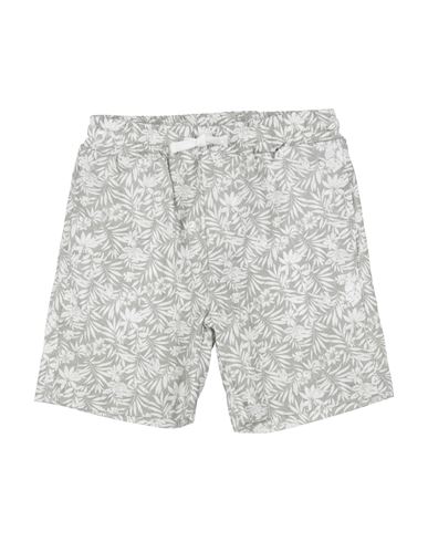 U+é Babies'  Toddler Boy Shorts & Bermuda Shorts Sage Green Size 3 Linen, Rayon In Gray
