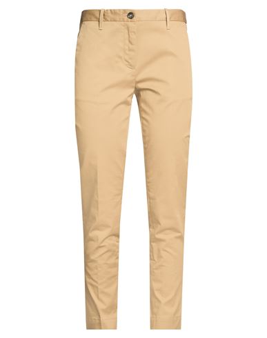 Nine In The Morning Woman Pants Camel Size 29 Cotton, Elastane In Sand