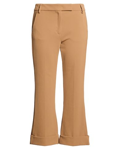 Emme By Marella Woman Pants Camel Size 10 Polyester, Elastane In Brown