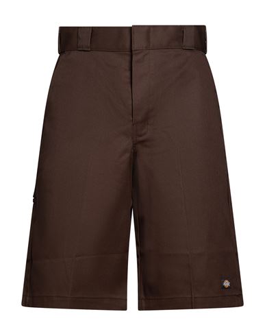 Dickies Man Shorts & Bermuda Shorts Dark Brown Size 28 Polyester, Cotton