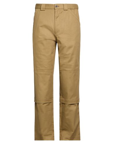 Gr10k Man Pants Khaki Size 36 Cotton, Elastane In Brown