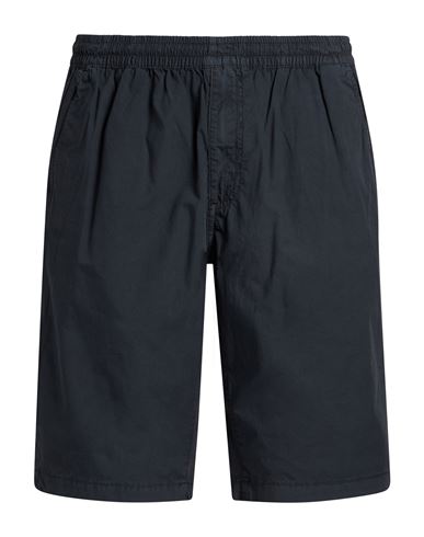 Fred Mello Man Shorts & Bermuda Shorts Navy Size 32 Cotton In Blue