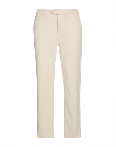 Tela Genova Man Pants Ivory Size 30 Cotton In White